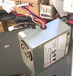 Front view of Power Supply